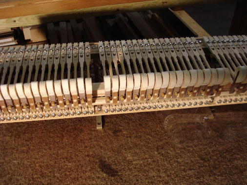 16 Install new odd-numbered treble hammers 16 Install new odd-numbered treble hammers